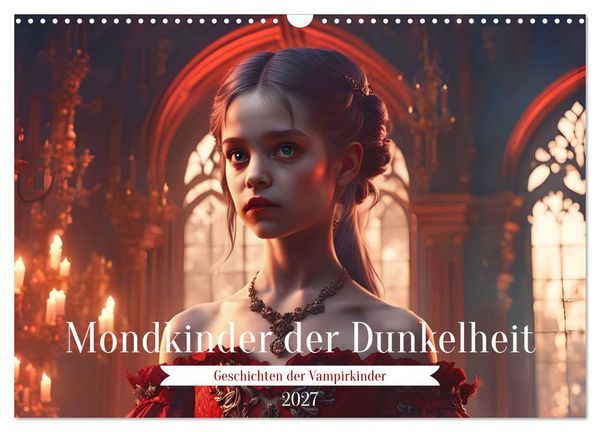 Produktbild: Mondkinder der Dunkelheit (Wandkalender 2027 DIN A3 quer), CALVENDO Monatskalender