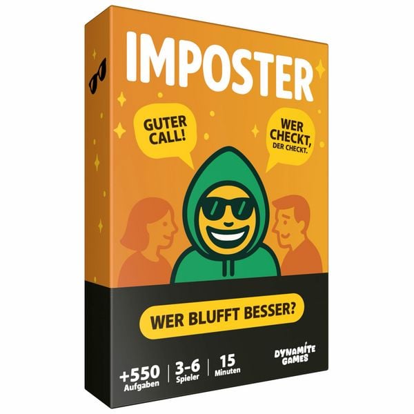 Produktbild: DYNAMITE GAMES&reg; - Imposter "Bluffen, Raten & Lachen - Wer ist der Hochstapler?"