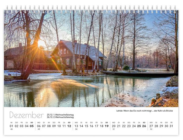 Produktbild: Kalender Spreewald kompakt - Peter Becker 2027