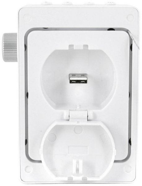 Produktbild: Soundmaster DAB60WE Steckdosenradio DAB+, UKW Bluetooth&reg;, USB Freisprechfunktion, Inkl. Mikrofon, spritzwassergesch&uuml;tzt