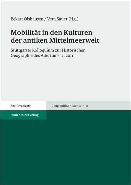 Produktbild: Mobilit&auml;t in den Kulturen der antiken Mittelmeerwelt