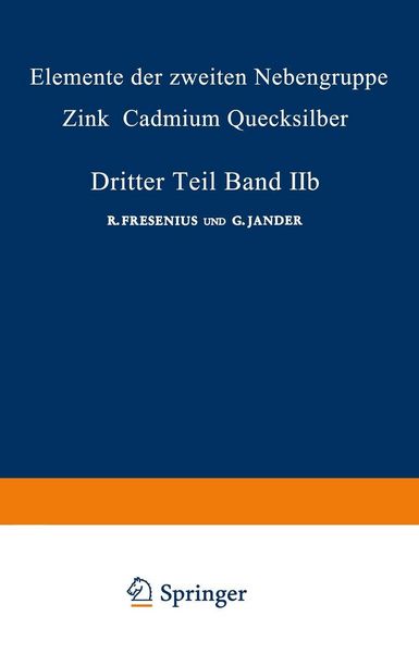 Produktbild: Elemente der Zweiten Nebengruppe