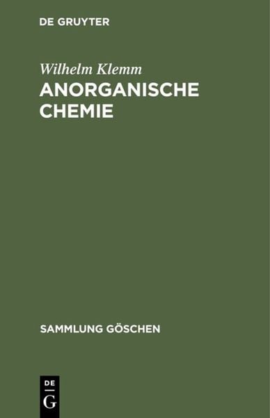 Produktbild: Anorganische Chemie