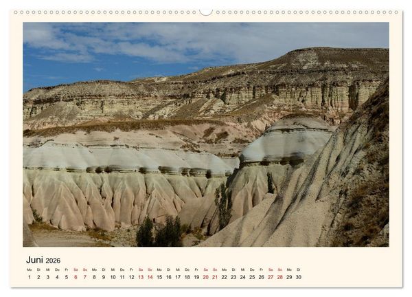 Produktbild: Kappadokien, im Land der Feenkamine (Wandkalender 2026 DIN A2 quer), CALVENDO Monatskalender
