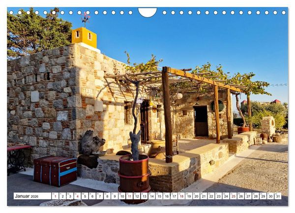 Produktbild: Traditionshaus auf Kos (Wandkalender 2026 DIN A4 quer), CALVENDO Monatskalender