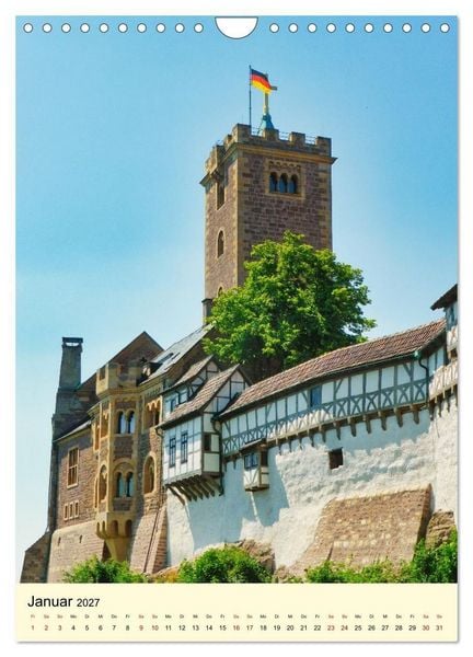 Produktbild: Martin Luther - Orte der Reformation (Wandkalender 2027 DIN A4 hoch), CALVENDO Monatskalender