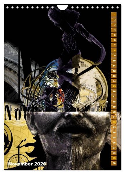 Produktbild: Dreams and Nightmares - Fantasy & Sci-Fi Art / 2026 (Wandkalender 2026 DIN A4 hoch), CALVENDO Monatskalender