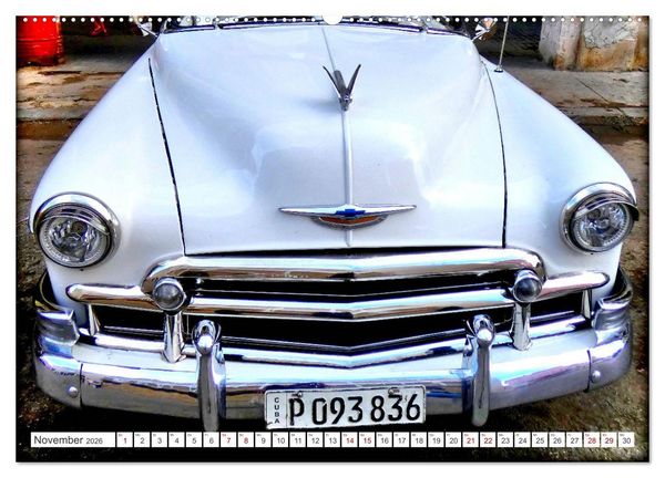 Produktbild: Chevy '50 - Mit 75 unterwegs in Kuba (Wandkalender 2026 DIN A2 quer), CALVENDO Monatskalender