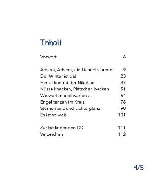 Produktbild: Advent und Weihnachten feiern in der Kita, m. Audio-CD