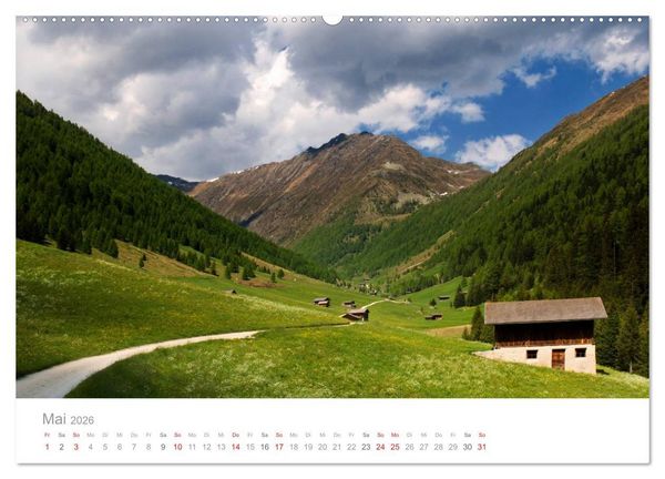 Produktbild: Bekannte und unbekannte Almen in S&uuml;dtirol (Wandkalender 2026 DIN A2 quer), CALVENDO Monatskalender