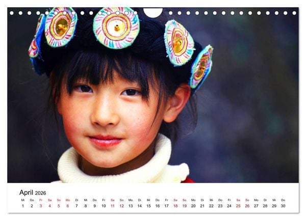 Produktbild: Wildes China (Wandkalender 2026 DIN A4 quer), CALVENDO Monatskalender