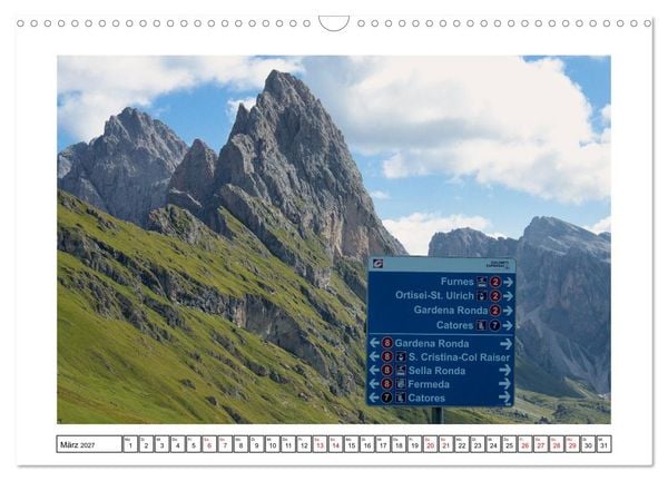 Produktbild: &Uuml;ber dem Gr&ouml;dnertal (Wandkalender 2027 DIN A3 quer), CALVENDO Monatskalender