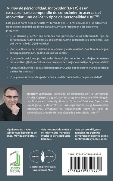 Produktbild: Tu tipo de personalidad - Innovador (ENTP)
