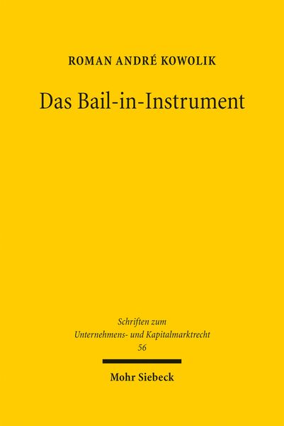 Produktbild: Das Bail-in-Instrument