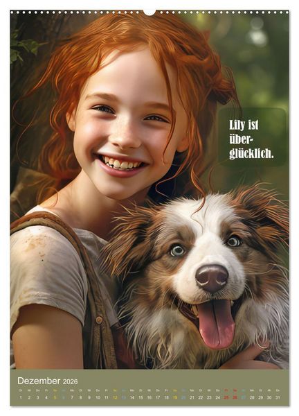 Produktbild: Lily und der Wunschbaum (Wandkalender 2026 DIN A2 hoch), CALVENDO Monatskalender