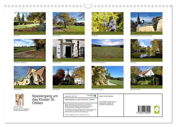 Produktbild: Spaziergang um das Kloster St. Ottilien (Wandkalender 2026 DIN A3 quer), CALVENDO Monatskalender