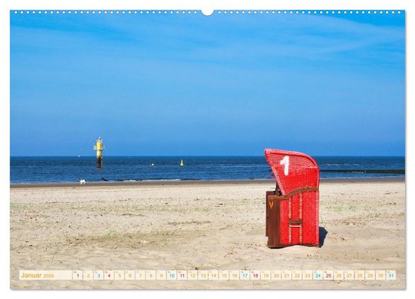 Produktbild: BORKUM Entdeckungen (hochwertiger Premium Wandkalender 2026 DIN A2 quer), Kunstdruck in Hochglanz