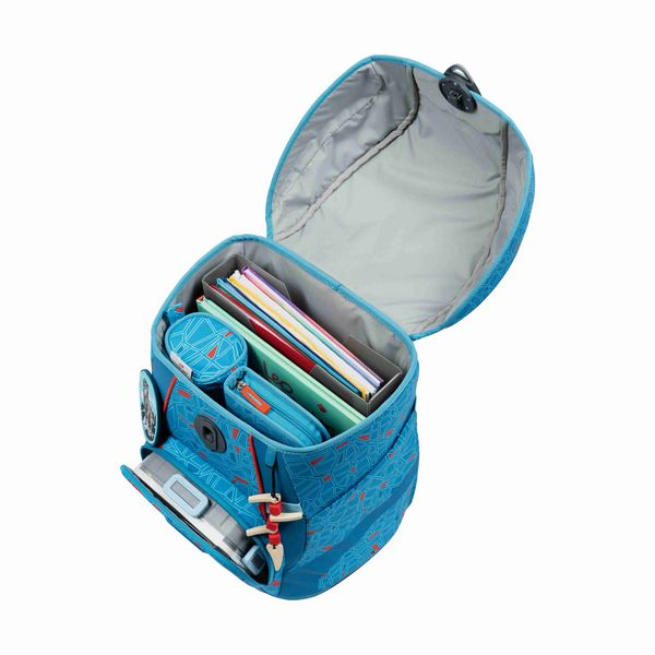 Produktbild: DerDieDas Schulranzen Set ErgoFlex Tiny Superflash, Schulranzen Set, 5tlg, Blue Ice