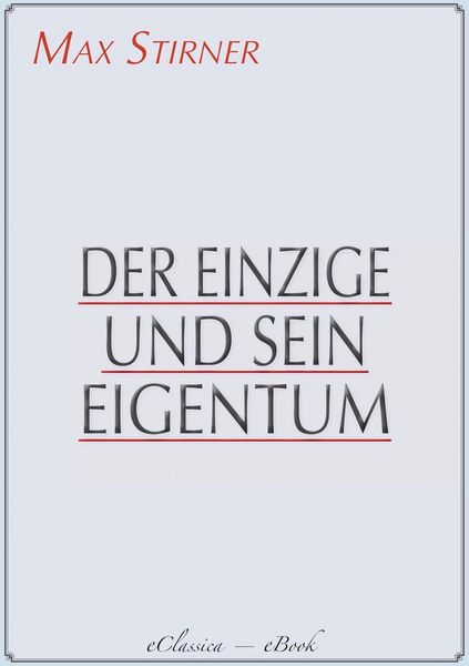 Produktbild: Der Einzige und sein Eigentum