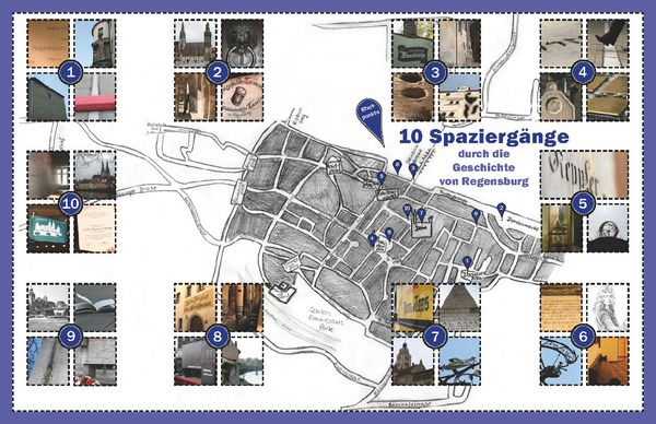 Produktbild: In einer Stadt vor unserer Zeit - 10 Spazierg&auml;nge durch die Geschichte von Regensburg