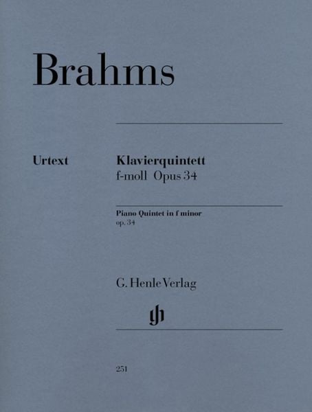 Produktbild: Johannes Brahms - Klavierquintett f-moll op. 34