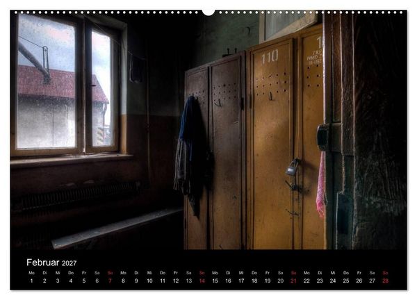 Produktbild: Verlassene Orte - Die Lokomotivwerkstatt (hochwertiger Premium Wandkalender 2027 DIN A2 quer), Kunstdruck in Hochglanz
