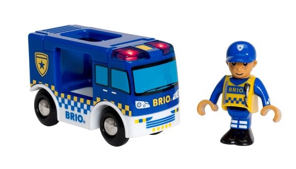 Produktbild: BRIO - Polizeiwagen mit Licht und Sound