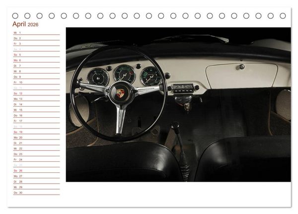 Produktbild: Classic 356 (Tischkalender 2026 DIN A5 quer), CALVENDO Monatskalender