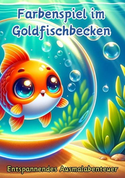 Farbenspiel im Goldfischbecken