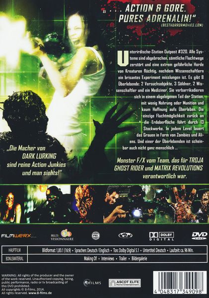 Produktbild: Alien vs Zombies - The Dark Lurking - Uncut Version