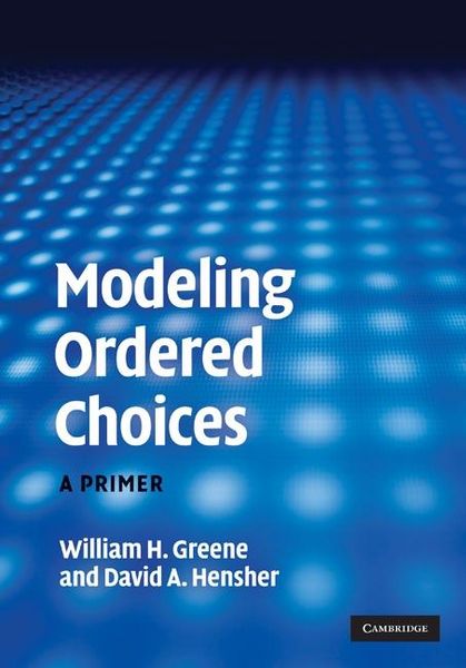 Produktbild: Modeling Ordered Choices