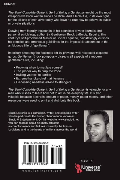 Produktbild: The Semi-Complete Guide to Sort of Being a Gentleman
