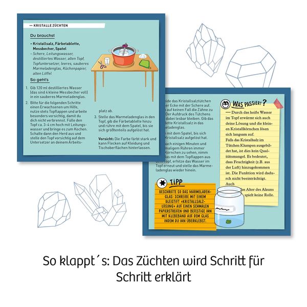 Produktbild: Blaue Kristalle selbst z&uuml;chten