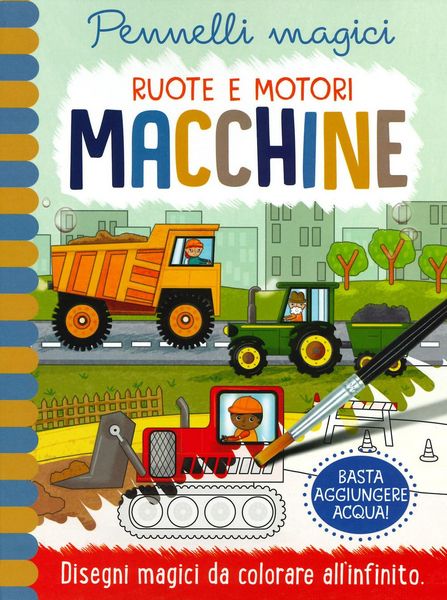 Produktbild: Macchine. Ruote e motori. Pennelli magici
