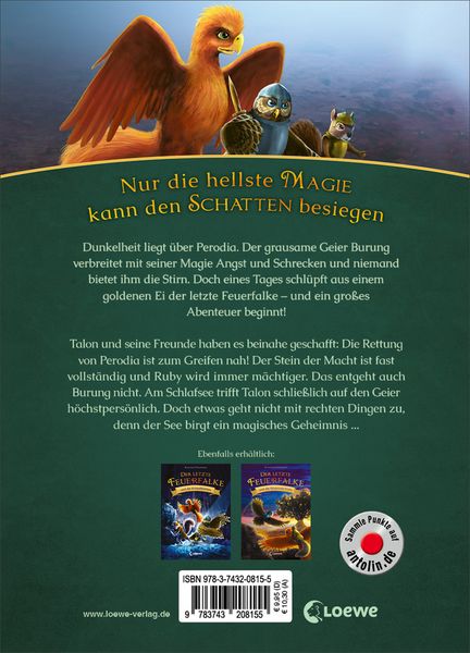 Produktbild: Der letzte Feuerfalke und der geheimnisvolle See (Band 4)