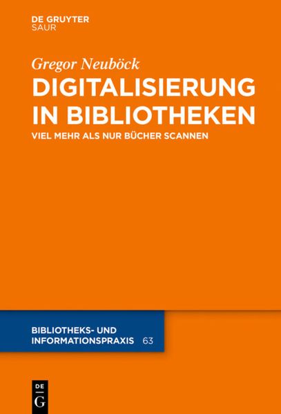 Produktbild: Digitalisierung in Bibliotheken