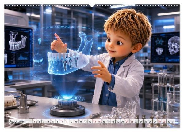 Produktbild: Patrick, Forscher mit Herz (hochwertiger Premium Wandkalender 2027 DIN A2 quer), Kunstdruck in Hochglanz