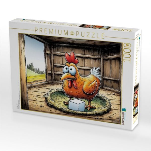 Produktbild: CALVENDO Puzzle Eckige Eier | 1000 Teile Lege-Gr&ouml;&szlig;e 64x48cm Foto-Puzzle f&uuml;r gl&uuml;ckliche Stunden