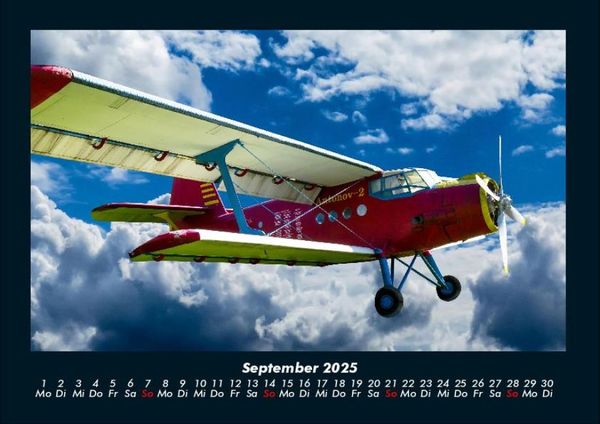 Produktbild: Flugzeuge 2025 Fotokalender DIN A4