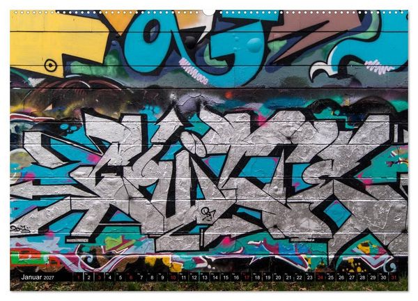 Produktbild: Streetart am Wiener Donaukanal (Wandkalender 2027 DIN A2 quer), CALVENDO Monatskalender