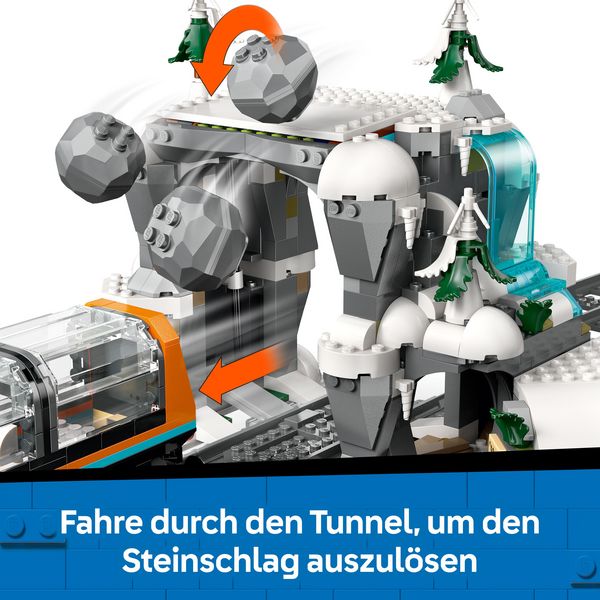 Produktbild: LEGO City Arktis-Polarexpress, Ferngesteuerte Eisenbahn, Spielzeug 60470