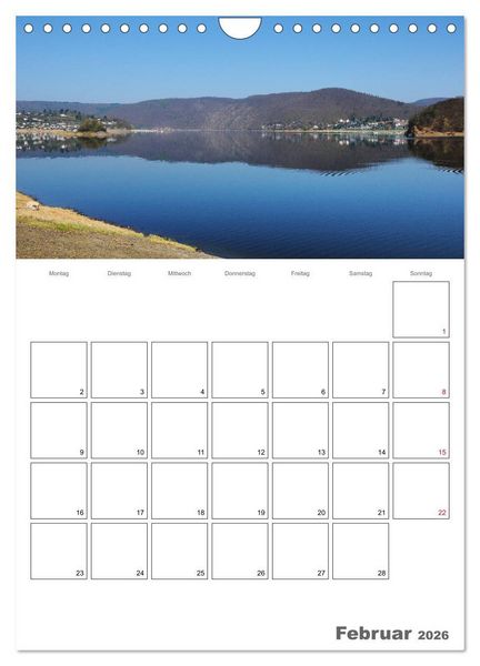 Produktbild: Hessens sch&ouml;nster See - Der Edersee (Wandkalender 2026 DIN A4 hoch), CALVENDO Monatskalender