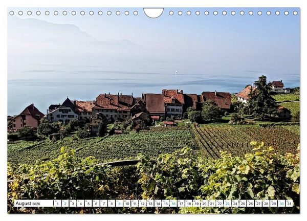 Produktbild: Gr&uuml;ezi . Landschaften in der Schweiz (Wandkalender 2026 DIN A4 quer), CALVENDO Monatskalender