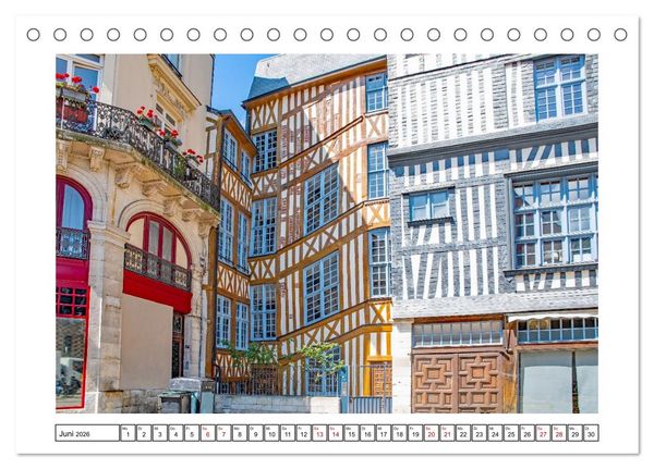 Produktbild: Normandie - Frankreichs wundersch&ouml;ner Norden (Tischkalender 2026 DIN A5 quer), CALVENDO Monatskalender