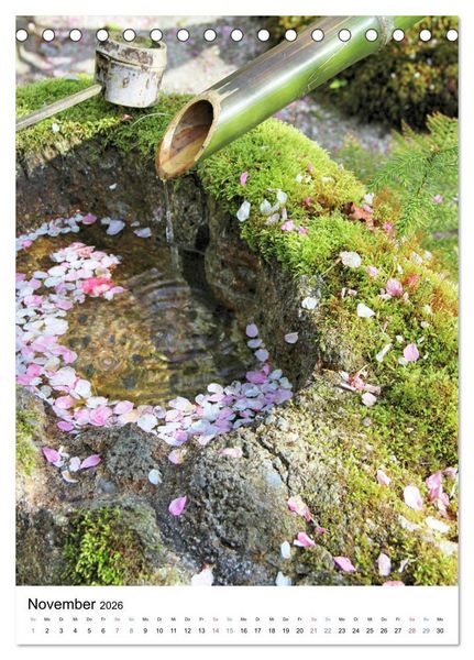 Produktbild: Japan - Kirschbl&uuml;ten (Tischkalender 2026 DIN A5 hoch), CALVENDO Monatskalender