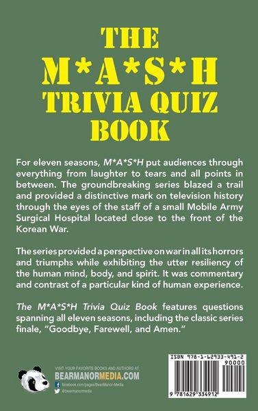 Produktbild: The M*A*S*H Trivia Quiz Book (hardback)