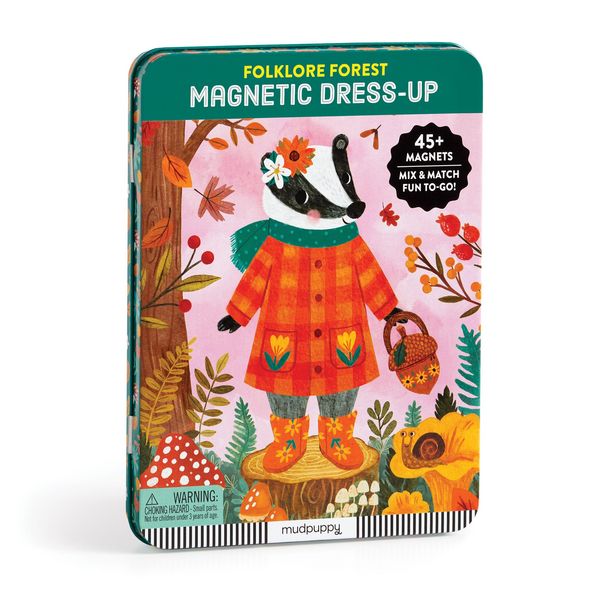 Produktbild: Mudpuppy: Folklore Forest Magnetic Dress-up