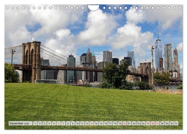 Produktbild: New York - Stadt deiner Tr&auml;ume (Wandkalender 2026 DIN A4 quer), CALVENDO Monatskalender