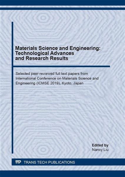 Produktbild: Materials Science and Engineering: Technological Advances and Research Results