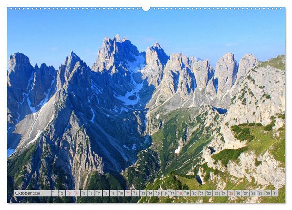 Produktbild: Meine Dolomiten Berge (hochwertiger Premium Wandkalender 2026 DIN A2 quer), Kunstdruck in Hochglanz